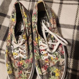 Vans Women's Tropical Print Canvas Sneakers